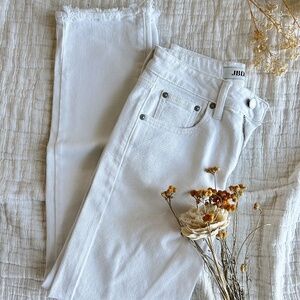 JBD (JUST BLACK DENIM)  demi straight jean in white